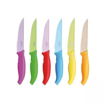 Набор Excelsa из 6 ножей для стейка Цвет сталь 21х1,5х2,5 см разноцветный