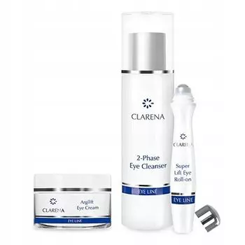 Набор Eyelift для ухода за чувствительной кожей вокруг глаз, 3 шт. Clarena