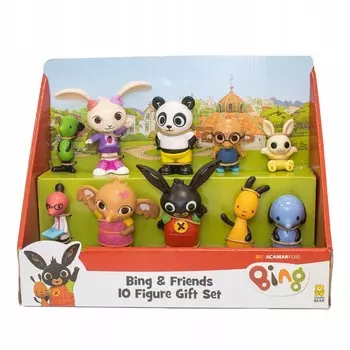 Набор фигурок BING RABBIT Bing and Friends 10 шт.