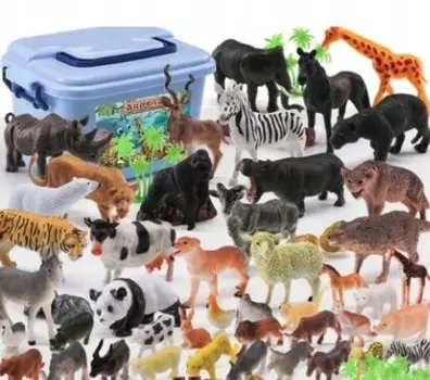 Набор фигурок-I Дикие животные сафари 58 шт. Inna marka