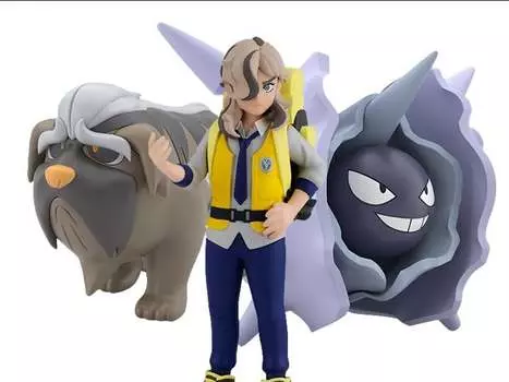 Набор фигурок Pokemon Scale World Arven, Mabosstiff, & Cloyster Figure Set Bandai Spirits