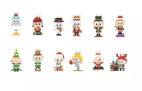 Набор фигурок Pop Mart Labubu Let's Christmas Series, 12 предметов