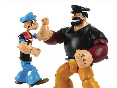 Набор фигурок Popeye Classics Popeye vs Bluto PX Previews Exclusive Action Figure Set Boss Fight Studio
