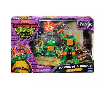 Набор фигурок Teenage Mutant Ninja Turtles Michelangelo Evolution, 3 упаковки Inna marka