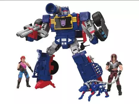 Набор фигурок Transformers Collaborative G.I. Joe x Transformers Decepticon Soundwave Dreadnok Thunder Machine Figure Set Hasbro