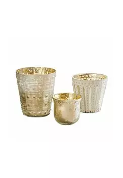 Набор фонарей Joyce, 3 шт., старинное серебро/белый Loberon, antiksilber/ wei