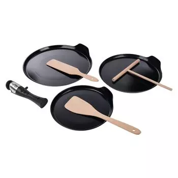 Набор форм для блинов, 7 предметов, включая съемную ручку, аксессуары для блинов Grwe