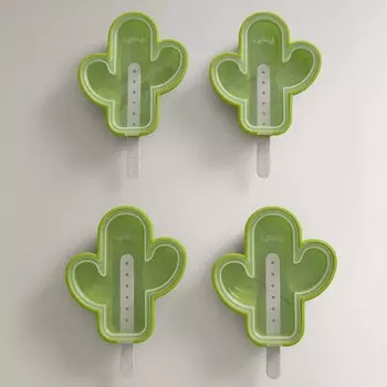 Набор форм для мороженого Zara Home Lku Cactus, 4 штук