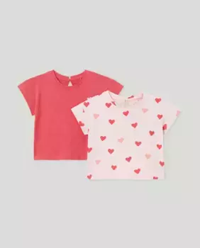 Набор футболок для девочки Baby El Corte Ingls, многоцветный