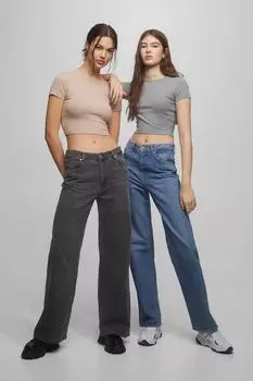 Набор футболок с короткими рукавами в рубчик Pull&Bear