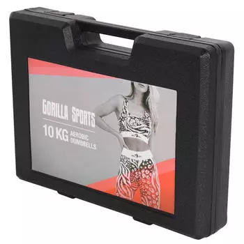 Набор гантелей тренажерный 10 кг с чехлом GORILLA SPORTS