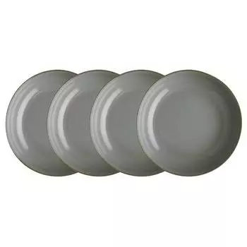 Набор глубоких тарелок native (4 шт.) Butlers, серый