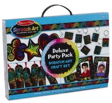 Набор голографических скретч-карт Melissa & Doug