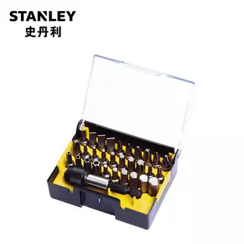 Набор головок отвертки STANLEY из 31 предмета серии 6,3 мм и быстросъемного магнитного адаптера A 63-401-23