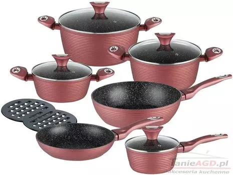 Набор гранитных кастрюль на 12 эл. Клаусберг КБ-7423 Klausberg
