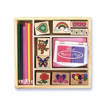 Набор гравюр Melissa&Doug на дереве