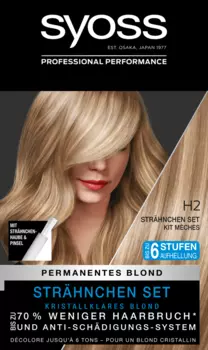 Набор хайлайтеров H2 Crystal Clear Blonde 1 шт. Syoss