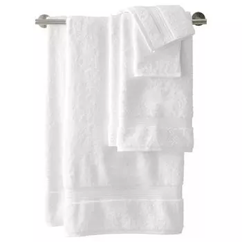 Набор хлопковых банных полотенец Lands' End Supima, 6 предметов, белый