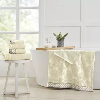 Набор хлопковых банных полотенец Modern Threads 6 шт, бежевый