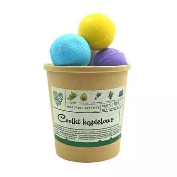 Набор: игристые бомбочки для ванны Soap&Friends, 8x40 гр