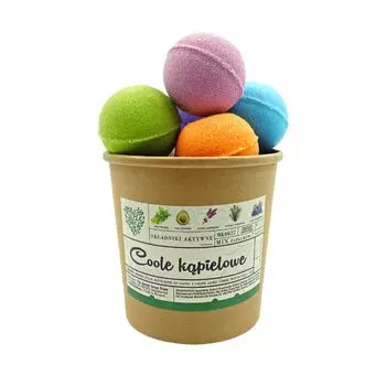 Набор: игристые бомбочки для ванны Soap&Friends, 7x40 гр