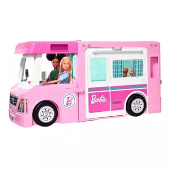 Набор игровой Barbie 3 In 1 Dreamcamper, 60 предметов
