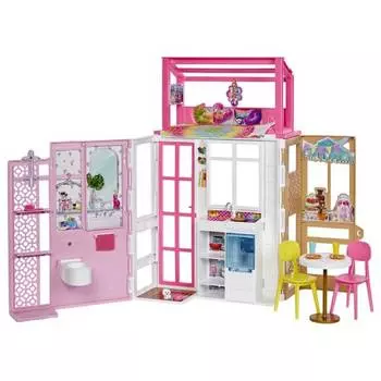 Набор игровой Barbie Dollhouse Playset - 2 Levels & 4 Play Areas