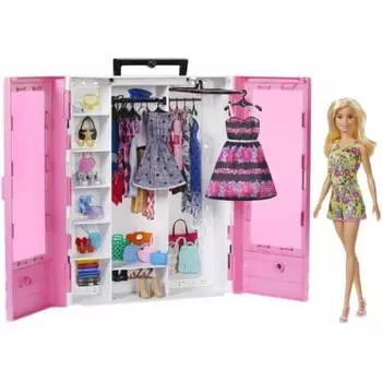 Набор игровой Barbie Fashionistas With Doll Ultimate Closet &amp; Accessory