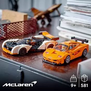 Набор игрушек Lego Speed Champions McLaren Solus GT и McLaren F1 LM 76918 (581 деталь) LEGO