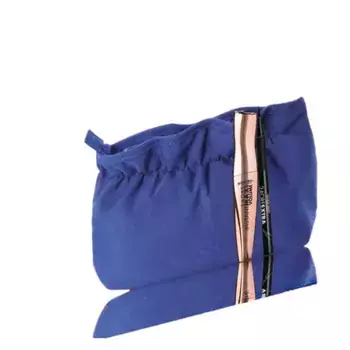 Набор Instant Maxi Volume, тушь для ресниц и подводка для глаз с синей косметичкой Deborah