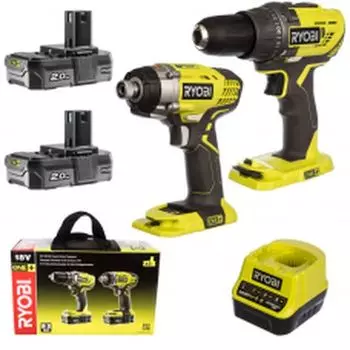 Набор инструмента Ryobi ONE+ R18DDID-220S 5133003577
