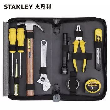 Набор инструментов для ремонта Stanley, кусачки из 10 предметов, отвертка, молоток, домашний набор инструментов LT-288-23