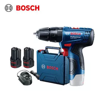 Набор инструментов для ударной дрели Bosch, литиевая батарея 12 В, перезаряжаемая ручная дрель, электрическая отвертка