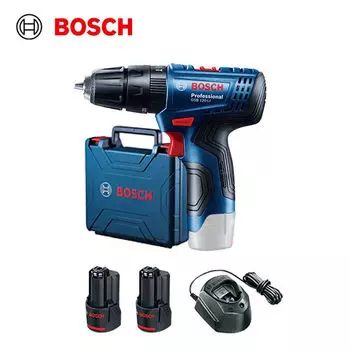 Набор инструментов для ударной дрели Bosch, литиевая батарея 12 В, перезаряжаемая ручная дрель, электрическая отвертка