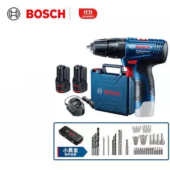 Набор инструментов для ударной дрели высокой мощности Bosch, аккумуляторная ручная дрель, электрическая отвертка