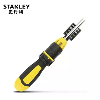 Набор инструментов отверток Stanley с храповым механизмом, многофункциональная отвертка со сменной головкой, набор из 11 предметов