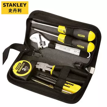 Набор инструментов Stanley из 7 предметов, отвертка, разводной ключ, кусачки, универсальный нож 90-596N-23