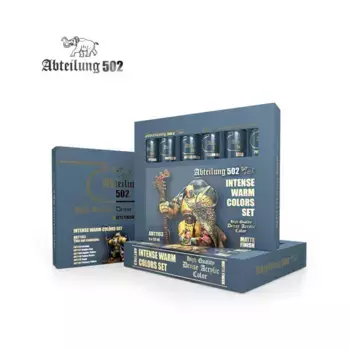 Набор интенсивных теплых цветов, Abteilung 502 - Acrylics