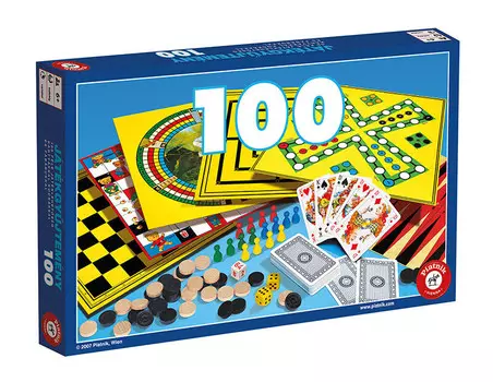 Набор из 100 игр, логических игр, Пятник. Piatnik