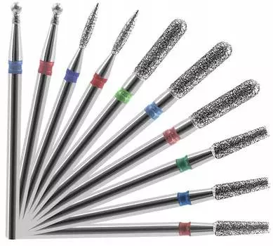 Набор из 10 алмазных маникюрных фрез Sunone, Inne