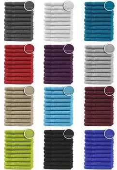 Набор из 10 мыльных полотенец 30х30 см, зеленый, смесовая ткань One-Home