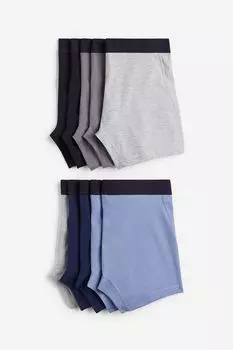 Набор из 10 плавок средней длины xtra life H&M, синий