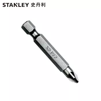 Набор из 10 предметов Stanley, серия 6,3 мм, рисовая отвертка, головка PZ2x50MM, набор ветровых бит, головка отвертки, инструмент для ремонта машин, авторемонта 63-038T-23
