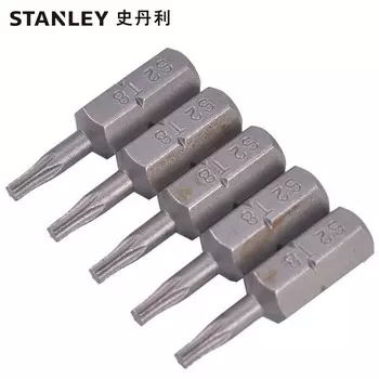 Набор из 10 предметов Stanley, серия 6,3 мм, головка в форме цветка, T40x25 мм, набор ветровых бит, головка отвертки, инструмент для ремонта машин, ремонта машин 63-050T-23