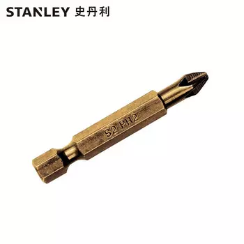 Набор из 10 предметов Stanley, серия 6,3 мм, винты с крестообразным титановым покрытием, ветер PH2x50MM 63-198T-23