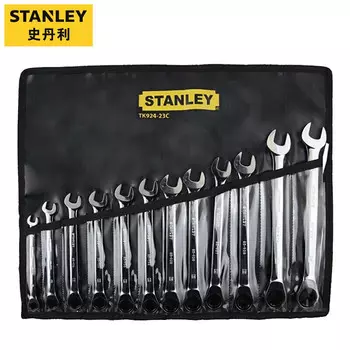 Набор из 12 метрических рожковых ключей STANLEY с быстрой трещоткой Torx 8–19 мм TK924-23C