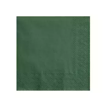 Набор из 20 бумажных салфеток El Corte Ingls Plain, зеленый