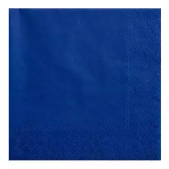 Набор из 20 бумажных салфеток El Corte Ingls Plain, темно-синий