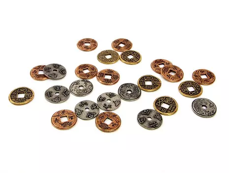 Набор из 24 восточных металлических монет, РГФК RGFK