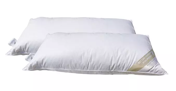 Набор из 2 3-камерных подушек Hofmanns Premium 40х80, пуховые подушки, приятные и мягкие Betten Hofmann